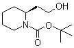 structure of CAS# 199942-74-0, (S)-2-(2-羟基乙基)哌啶-1-甲酸叔丁酯