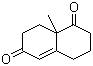 structure of CAS# 20007-72-1, 9-Methyl-5(10)-octaline-1,6-dione