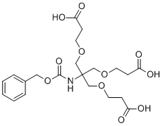 structure of CAS# 200133-16-0, 3-[2-苄基氧基羰基氨基-3-(2-羧基-乙氧基)-2-(2-羧基-乙氧基甲基)-丙氧基]-丙酸