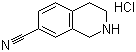 structure of CAS# 200137-81-1, 1,2,3,4-Tetrahydroisoquinoline-7-carbonitrile hydrochloride