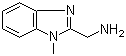 structure of CAS# 20028-40-4, 1-Methyl-1H-benzimidazole-2-methanamine
