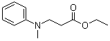 structure of CAS# 2003-76-1, N-甲基-N-[2-(乙氧羰基)乙基]苯胺