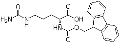 structure of CAS# 200344-33-8, Fmoc-D-citrulline