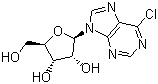 structure of CAS# 2004-06-0, 6-Chloropurine riboside