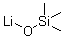 Trimethylsiloxylithium molecular structure (CAS 2004-14-0)