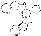 CAS # 2005443-90-1, (3aR,3'aR,8aS,8'aS)-2,2'-Cyclopentylidenebis[3a,8a-dihydro-8H-indeno[1,2-d]oxazole]