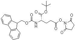 structure of CAS# 200616-38-2, 5-[(2,5-二氧代-1-吡咯烷基)氧基]-N-[(9H-芴-9-基甲氧基)羰基]-5-氧代-L-正缬氨酸叔丁酯