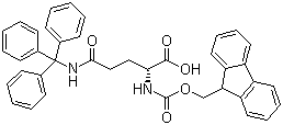 structure of CAS# 200623-62-7, N-Fmoc-N'-trityl-D-glutamine