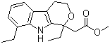 CAS # 200880-31-5, Etodolac methyl ester, Methyl 2-(1,8-diethyl-4,9-dihydro-3H-pyrano[3,4-b]indol-1-yl)acetate