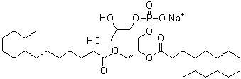 structure of CAS# 200880-40-6, 1,2-二肉豆蔻酰基-sn-甘油基-3-磷酰-(1'-外消旋-甘油) 钠盐