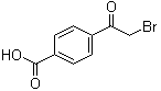 structure of CAS# 20099-90-5, 4-(Bromoacetyl)benzoic acid
