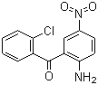 CAS # 2011-66-7, 2-Amino-2'-chloro-5-nitro benzophenone, 2-Amino-2'-chloro-5-nitrobenzophenone, 2-Amino-5-nitro-2'-chloro benzophenone