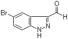 structure of CAS# 201227-38-5, 5-溴吲唑-3-甲醛