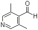 structure of CAS# 201286-64-8, 3,5-二甲基吡啶-4-甲醛