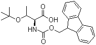structure of CAS# 201481-37-0, N-芴甲氧羰基-L-别苏氨酸叔丁醚