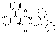 structure of CAS# 201484-50-6, Fmoc-L-3,3-二苯基丙氨酸