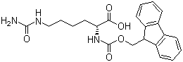 structure of CAS# 201485-38-3, Fmoc-D-高瓜氨酸