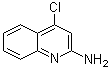 structure of CAS# 20151-42-2, 4-Chloro-2-quinolinamine