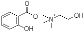 CAS # 2016-36-6, Choline salicylate, (2-Hydroxyethyl)trimethylammonium salicylate