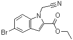 CAS # 201809-30-5, Ethyl 5-bromo-1-cyanomethylindole-2-carboxylate