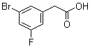 CAS # 202000-99-5, 3-Bromo-5-fluorobenzeneacetic acid