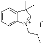 structure of CAS# 20205-29-2, 2,3,3-三甲基-1-丙基-3H-吲哚鎓碘化物