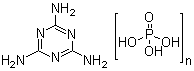 structure of CAS# 20208-95-1, 磷酸三聚氰胺