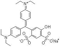 structure of CAS# 20262-76-4, 酸性蓝 3 单钠盐