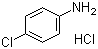 structure of CAS# 20265-96-7, 4-氯苯胺盐酸盐