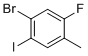 structure of CAS# 202865-74-5, 4-Bromo-2-fluoro-5-iodotoluene