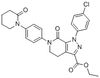 CAS # 2029205-62-5, Apixaban stage-II Impurity-IV, Ethyl 1-(4-chlorophenyl)-7-oxo-6-(4-(2-oxopiperidin-1-yl)phenyl)-4,5,6,7-tetrahydro-1H-pyrazolo[3,4-c]pyridine-3-carboxylate