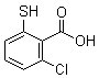 CAS 登录号：20324-51-0, 2-氯-6-巯基苯甲酸