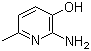 structure of CAS# 20348-16-7, 2-Amino-3-hydroxy-6-methylpyridine
