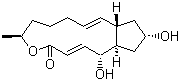 structure of CAS# 20350-15-6, Brefeldin A