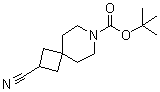 structure of CAS# 203662-66-2, 2-氰基-7-氮杂螺[3.5]壬烷-7-羧酸叔丁基酯