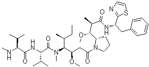 structure of CAS# 203849-91-6, 单甲基澳瑞他汀 D