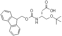 CAS 登录号：203854-51-7, (R)-4-(叔丁氧基)-3-[[芴甲氧羰基]氨基]丁酸
