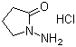 structure of CAS# 20386-22-5, 1-氨基吡咯烷-2-酮盐酸盐