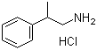 structure of CAS# 20388-87-8, 2-苯基-1-丙胺盐酸盐