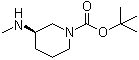 structure of CAS# 203941-94-0, (R)-3-(甲基氨基)哌啶-1-羧酸叔丁酯