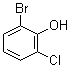 structure of CAS# 2040-88-2, 2-Bromo-6-chlorophenol