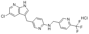 structure of CAS# 2040295-03-0, Pexidartinib Hydrochloride