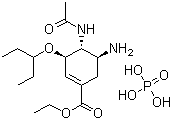structure of CAS# 204255-11-8, Oseltamivir phosphate