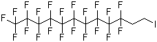 structure of CAS# 2043-54-1, 1,1,2,2-Tetrahydroperfluorododecyl iodide