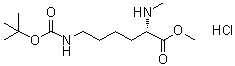 CAS # 2044710-91-8, N6-[(1,1-Dimethylethoxy)carbonyl]-N2-methyl-L-lysine methyl ester hydrochloride (1:1)