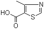 structure of CAS# 20485-41-0, 4-Methylthiazole-5-carboxylic acid