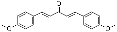 structure of CAS# 2051-07-2, 1,5-Bis(4-methoxyphenyl)-1,4-pentadien-3-one