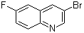 structure of CAS# 205114-16-5, 3-溴-6-氟喹啉
