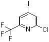 structure of CAS# 205444-22-0, 2-氯-4-碘-6-三氟甲基吡啶