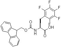 structure of CAS# 205526-32-5, N-[芴甲氧羰基]-2,3,4,5,6-五氟-L-苯丙氨酸